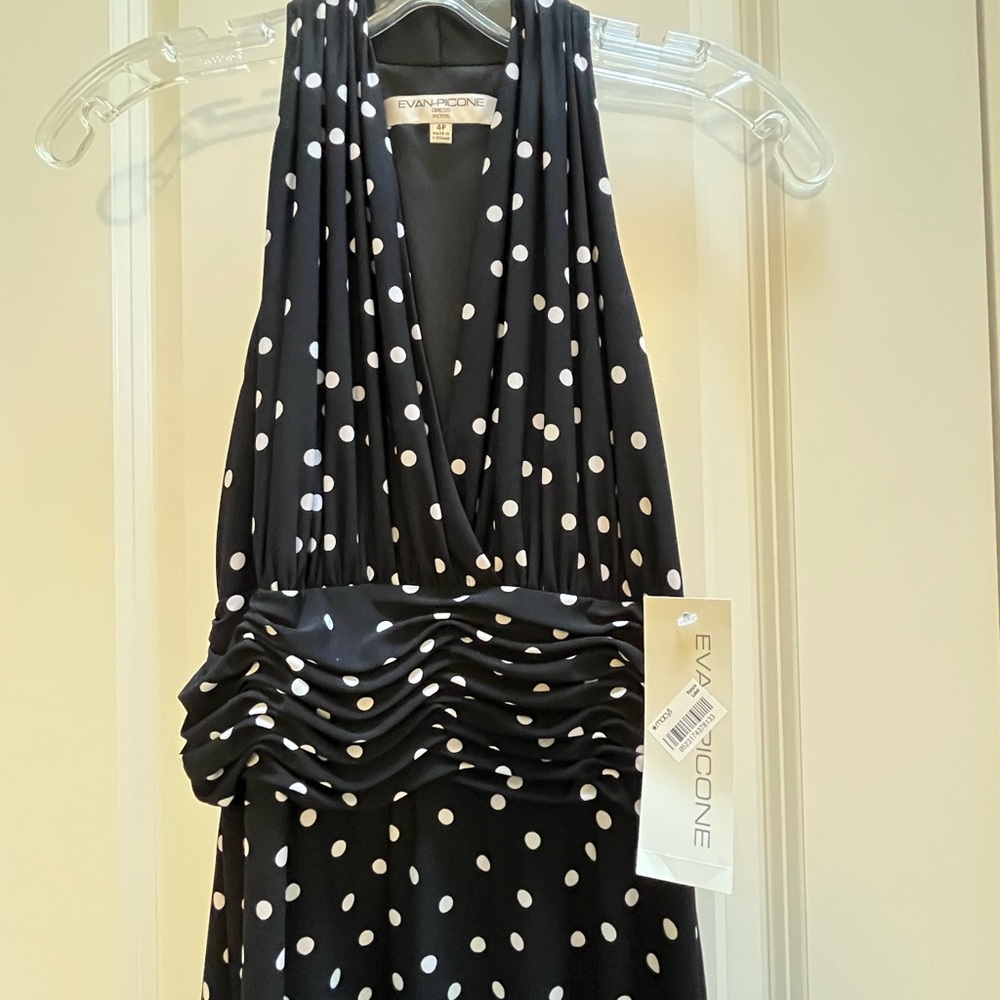 Evan Picone NWT Basic Instinct Halter Dress